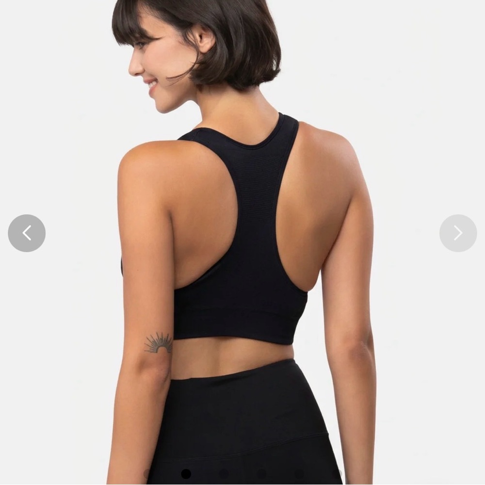 NWT - Underoutfit Black Racerback Sports Bralette